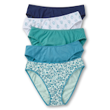 Denver Hayes Women's 5 pk Cotton Stretch Hi-Cut Briefs Front_Flat