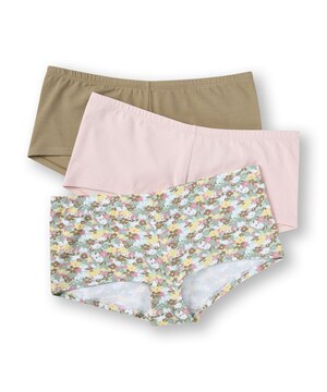 Denver Hayes Women's 3 pk Cotton Stretch Boyshort