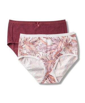 Denver Hayes Women's 2 pk Perfect Fit Panty Cotton Stretch Brief