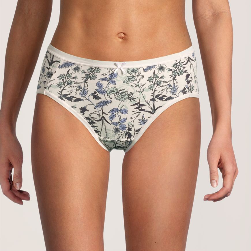 Denver Hayes Women's 2 pk Perfect fit Panty Cotton Stretch Hi-Cut Briefs