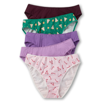 Denver Hayes Women's 5 pk Cotton Stretch Hi-Cut Briefs Front_Flat
