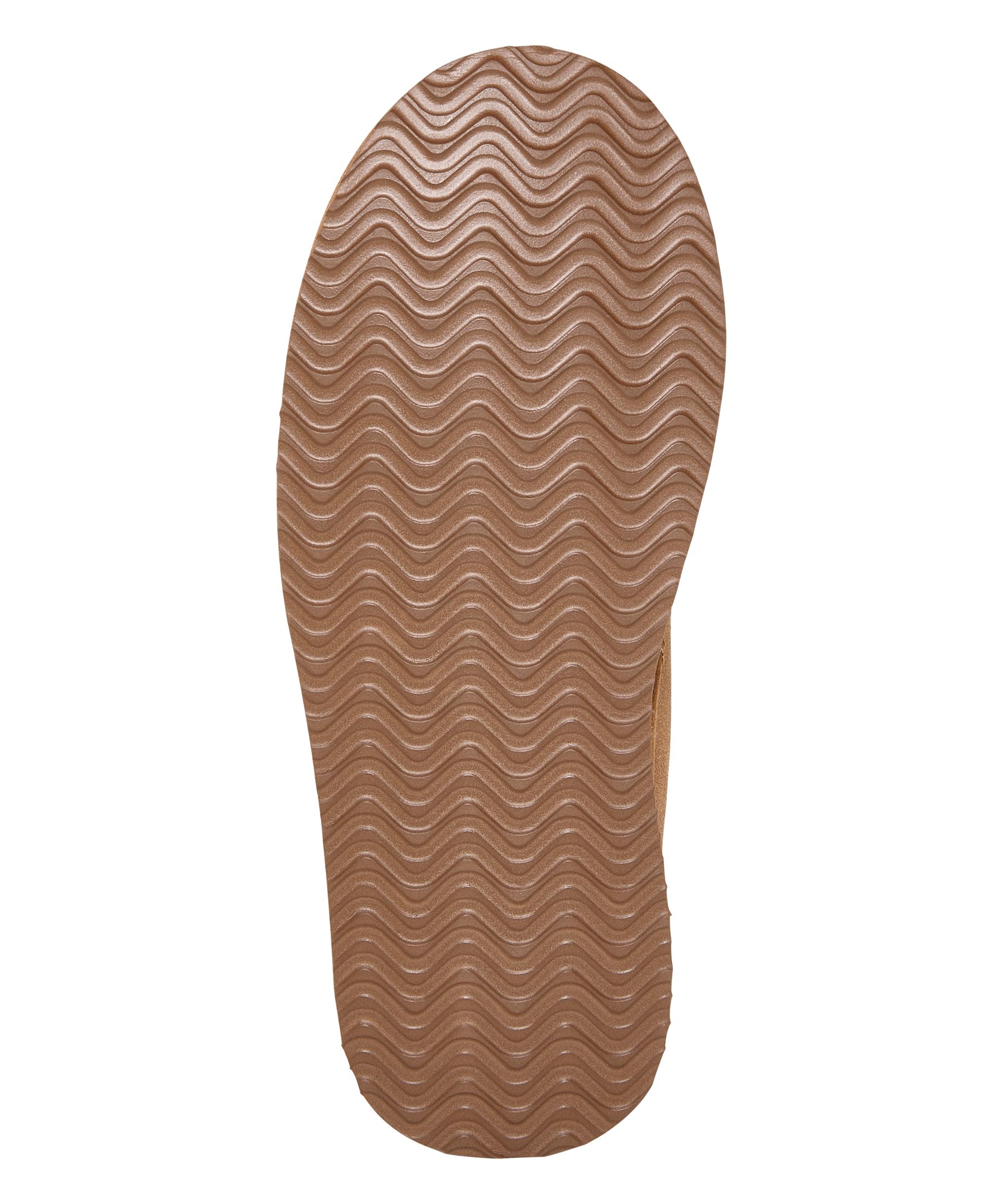 Sabots en suède avec col à coutures décoratives pour femmes, WindRiver