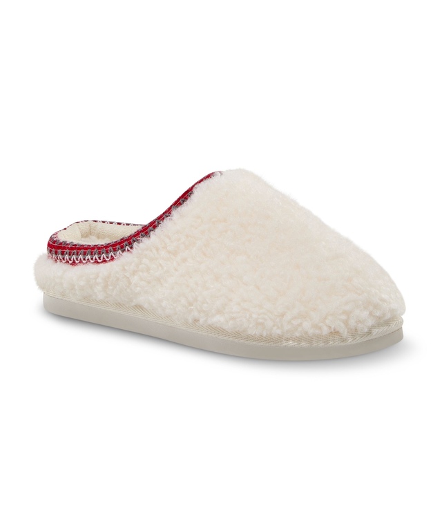 Denver Hayes Women's Curly Plush Slippers