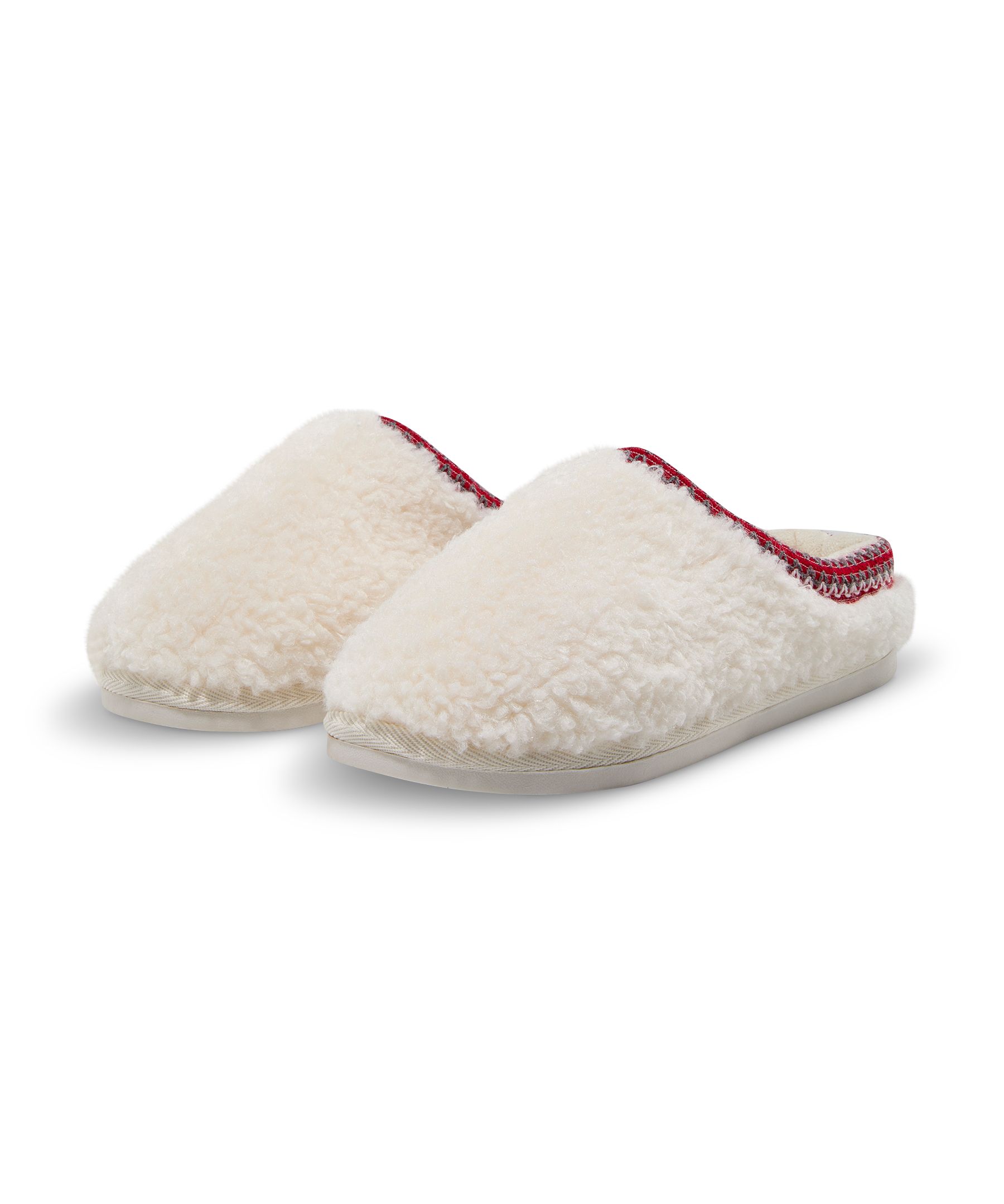 Denver Hayes Women's Curly Plush Slippers