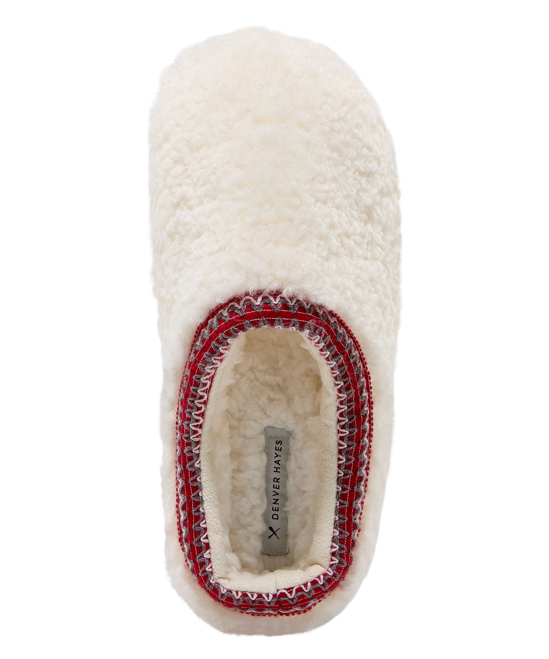 Denver Hayes Women's Curly Plush Slippers