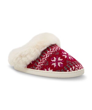 Denver Hayes Women's Nordic Knit Slipper