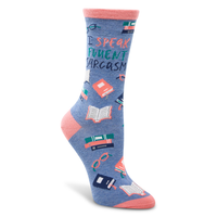 Denver Hayes Women's Patterned Novelty Cotton Socks