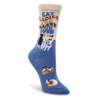 Denver Hayes Women's Patterned Novelty Cotton Socks