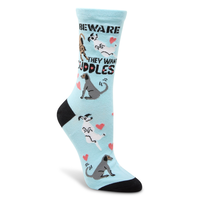 Denver Hayes Women's Patterned Novelty Cotton Socks