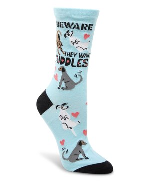 Denver Hayes Women's Patterned Novelty Cotton Socks