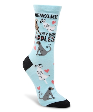 Denver Hayes Women's Patterned Novelty Cotton Socks