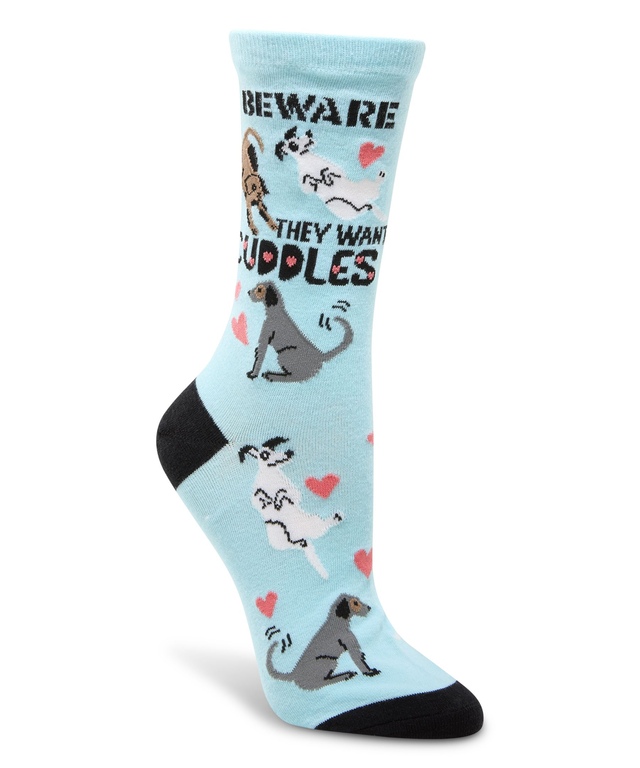 Denver Hayes Women's Patterned Novelty Cotton Socks