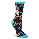 Denver Hayes Women's Holiday Cotton Novelty Socks Front_Angled_Right