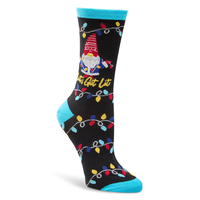 Denver Hayes Women's Holiday Cotton Novelty Socks Front_Angled_Right