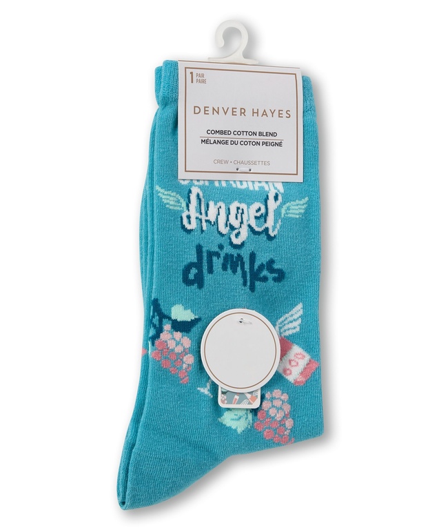Denver Hayes Women's Crew Novelty Socks