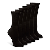 Shambhala Women's 6 pk Quad Comfort Crew Cut Sport Socks Front_Angled_Right