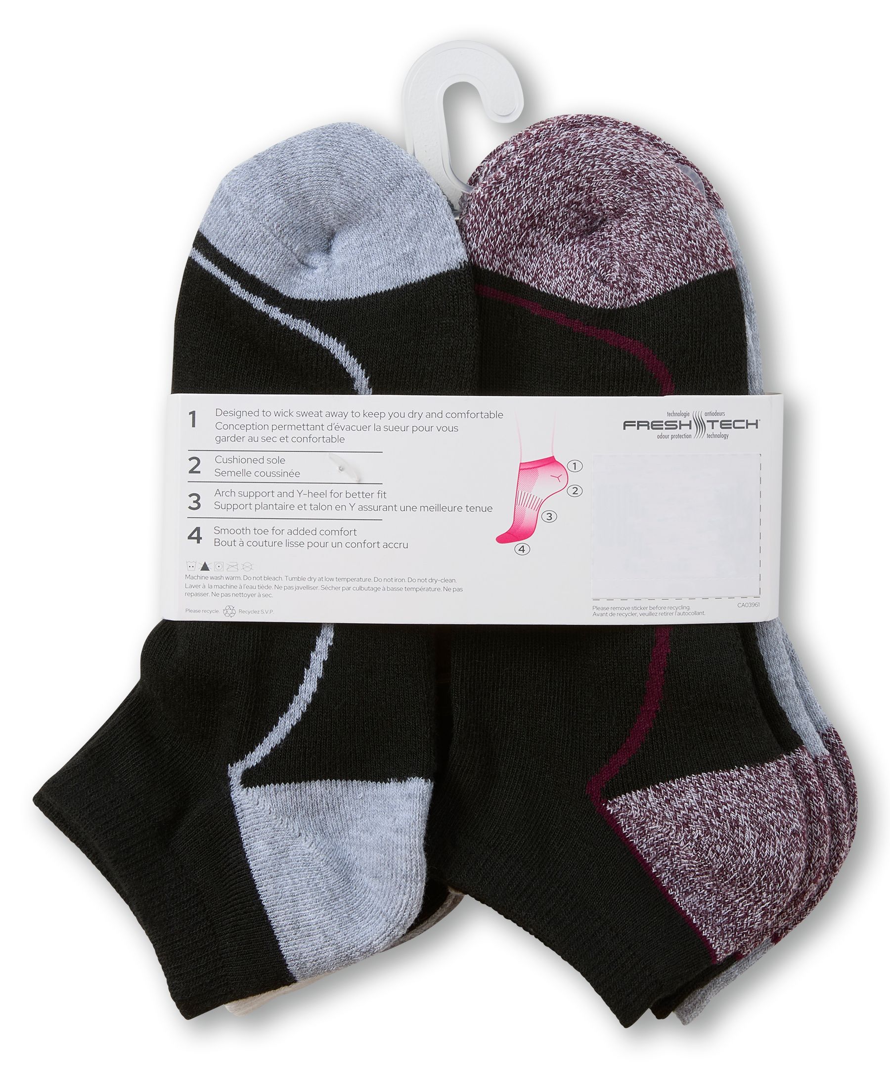 Shambhala Women's 6 pk Quad Comfort Low Cut Socks