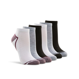 Shambhala Women's 6 pk Quad Comfort Low Cut Socks Front_Angled_Right