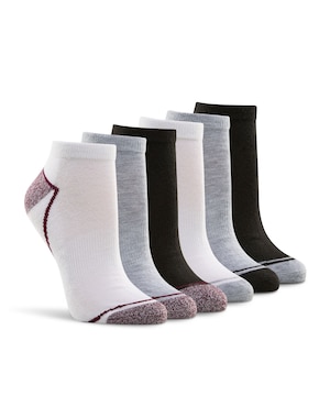 Shambhala Women's 6 pk Quad Comfort Low Cut Socks