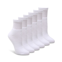 Shambhala Women's 6 pk Quad Comfort Quarter Cut Sport Socks