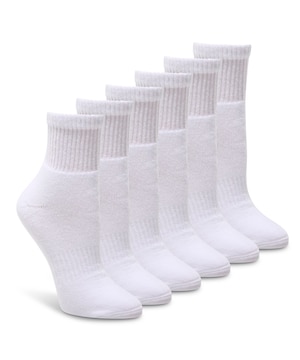 Shambhala Women's 6 pk Quad Comfort Quarter Cut Sport Socks