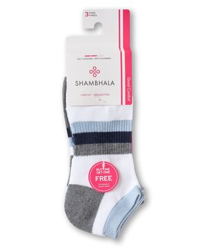 Chaussettes sport basses Shambhala pour femmes, paquet de 3 paires