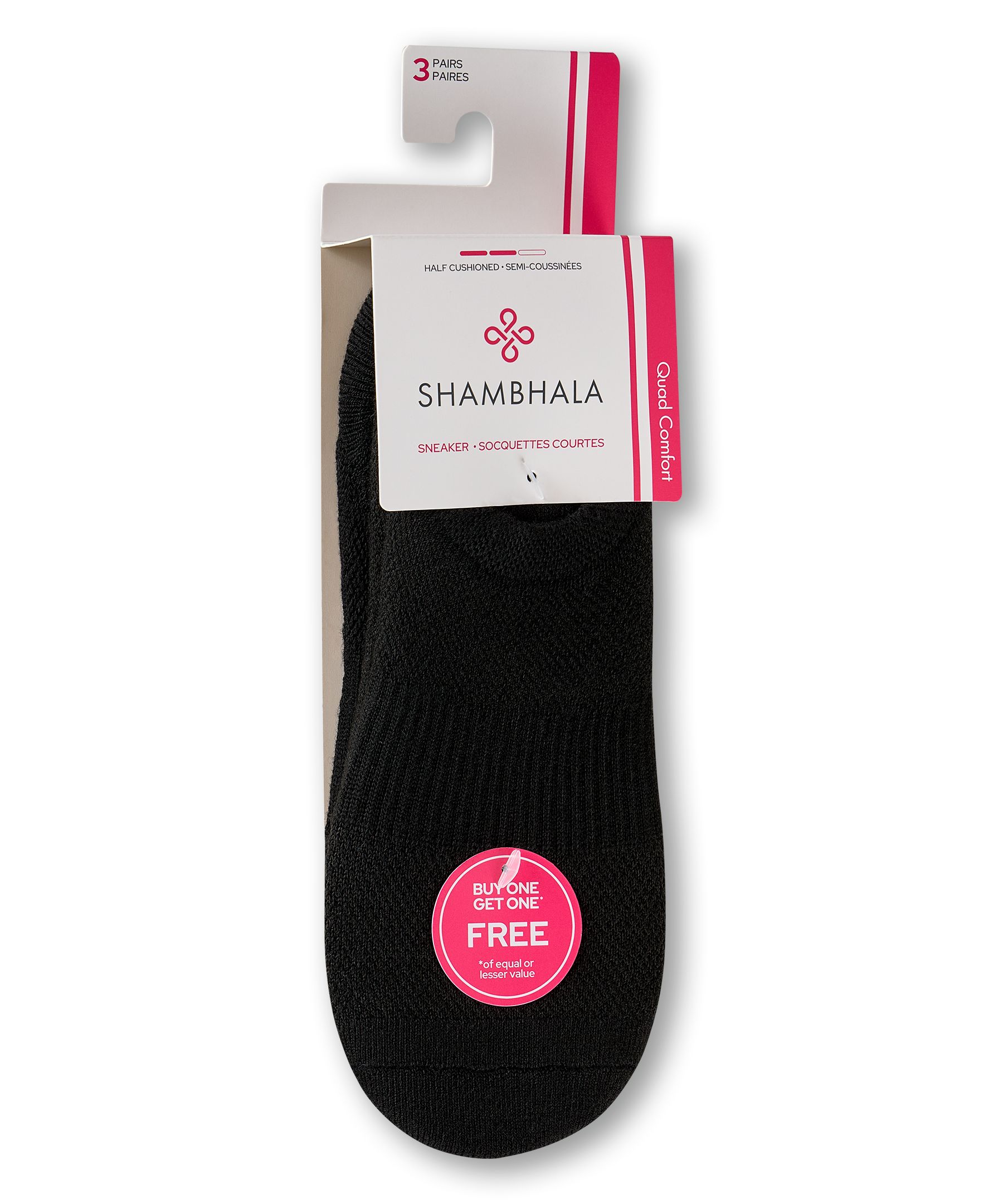 Chaussettes pour chaussures de sport avec Freshtech pour femmes, Shambhala, paquet de 3&nbsp;paires