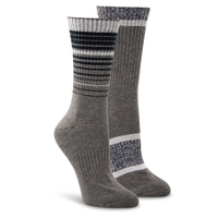 WindRiver Women's 2 pk T-Max Casual Crew Socks Front_Angled_Right