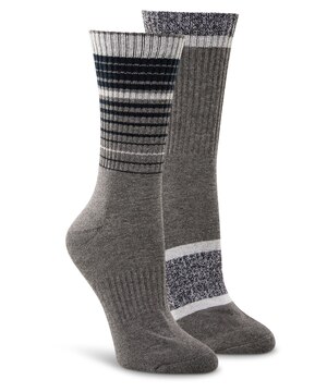 Mi-chaussettes décontractées avec T-Max pour femmes, paquet de 2&nbsp;paires, WindRiver