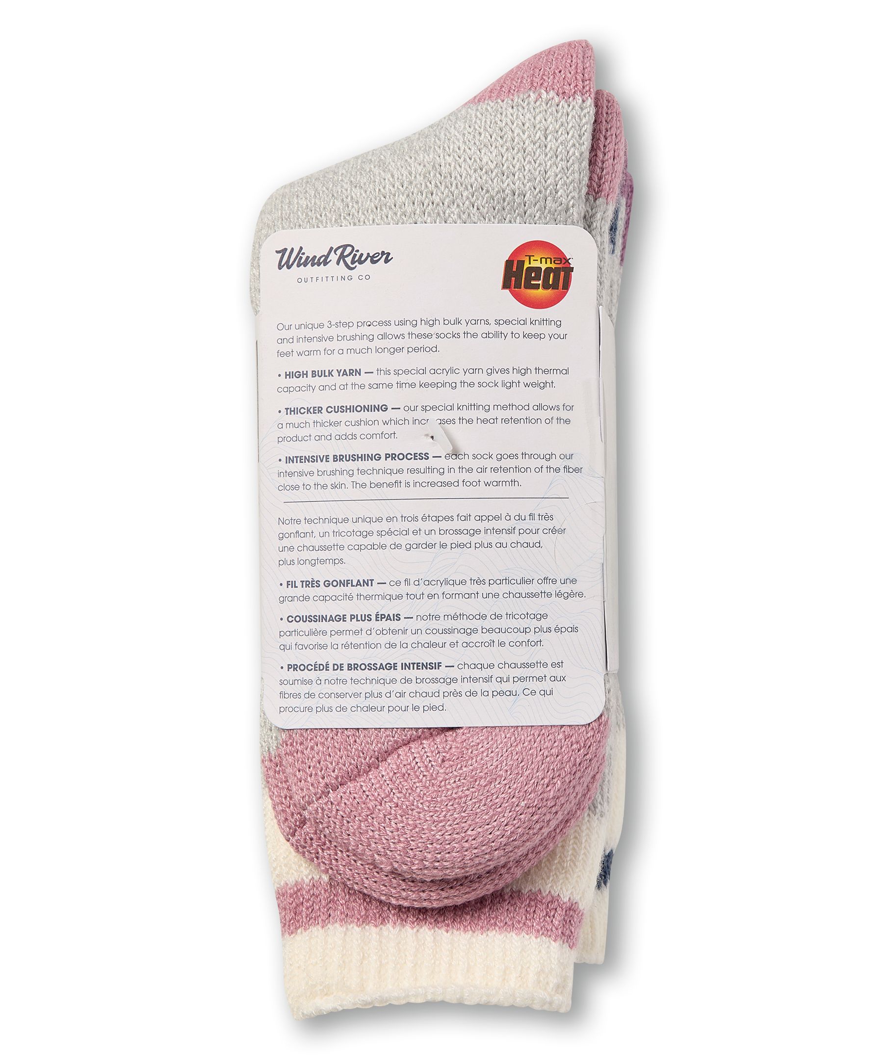 WindRiver Women's 3 pk T-Max Thermal Crew Socks