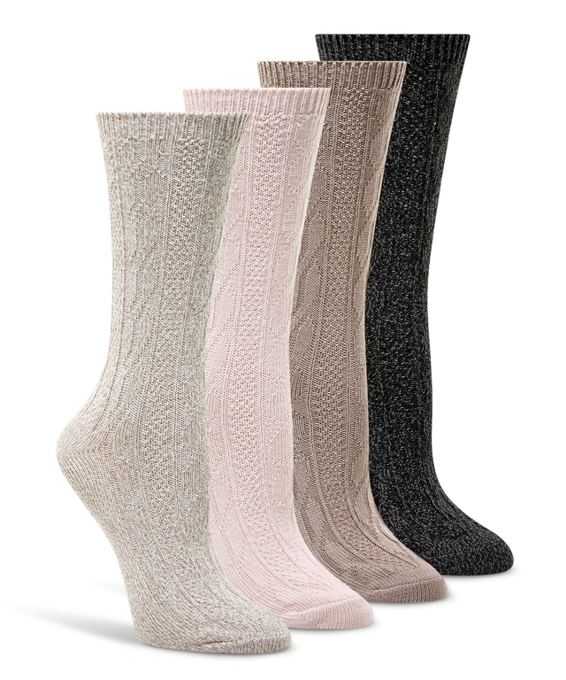 WindRiver Women's 4 pk T-Max Casual Crew Socks