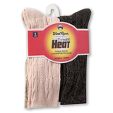 WindRiver Women's 4 pk T-Max Casual Crew Socks Front_Angled_Right