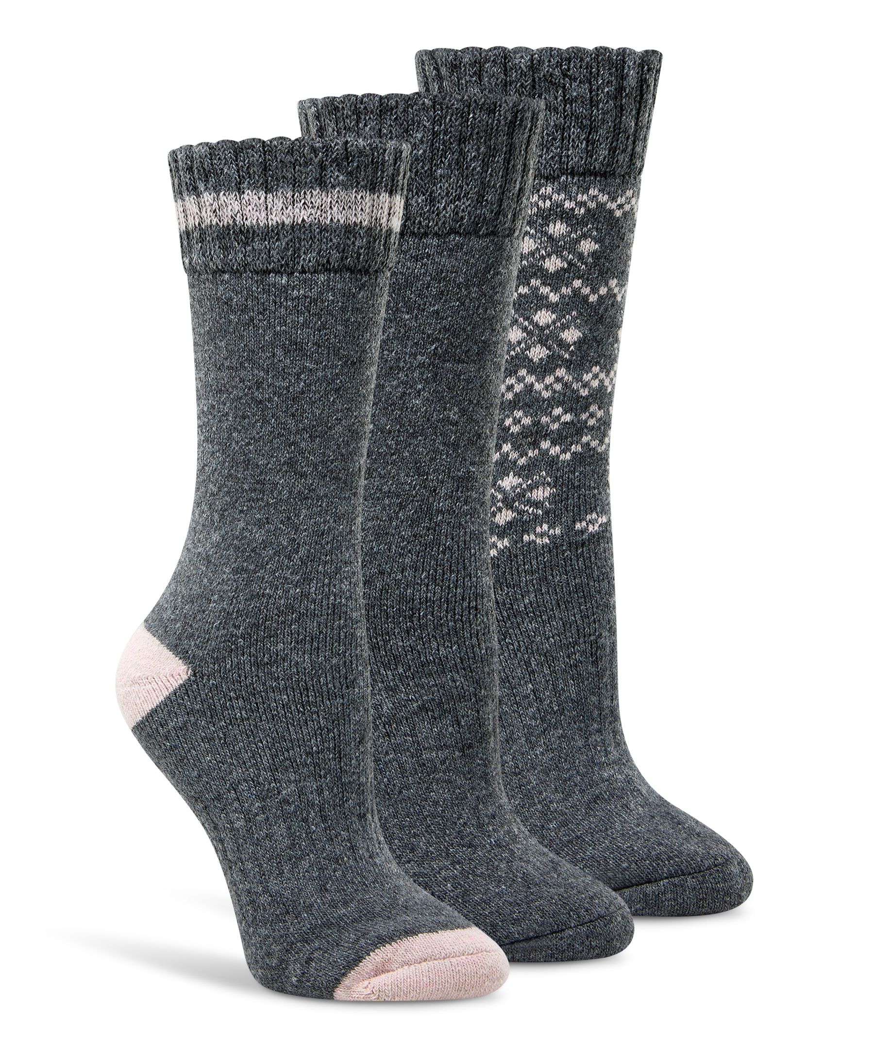 Chaussettes T-Max en mélange de laine pour femmes, WindRiver, paquet de 3&nbsp;paires