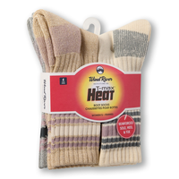 WindRiver Women's 4 pk T-Max Casual Socks Front_Angled_Right
