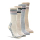 Chaussettes décontractées avec T-MAX pour femmes, WindRiver, paquet de 4 paires Front_Angled_Right