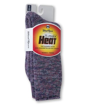 WindRiver Women's T-Max Heat Four Colour Twist Socks