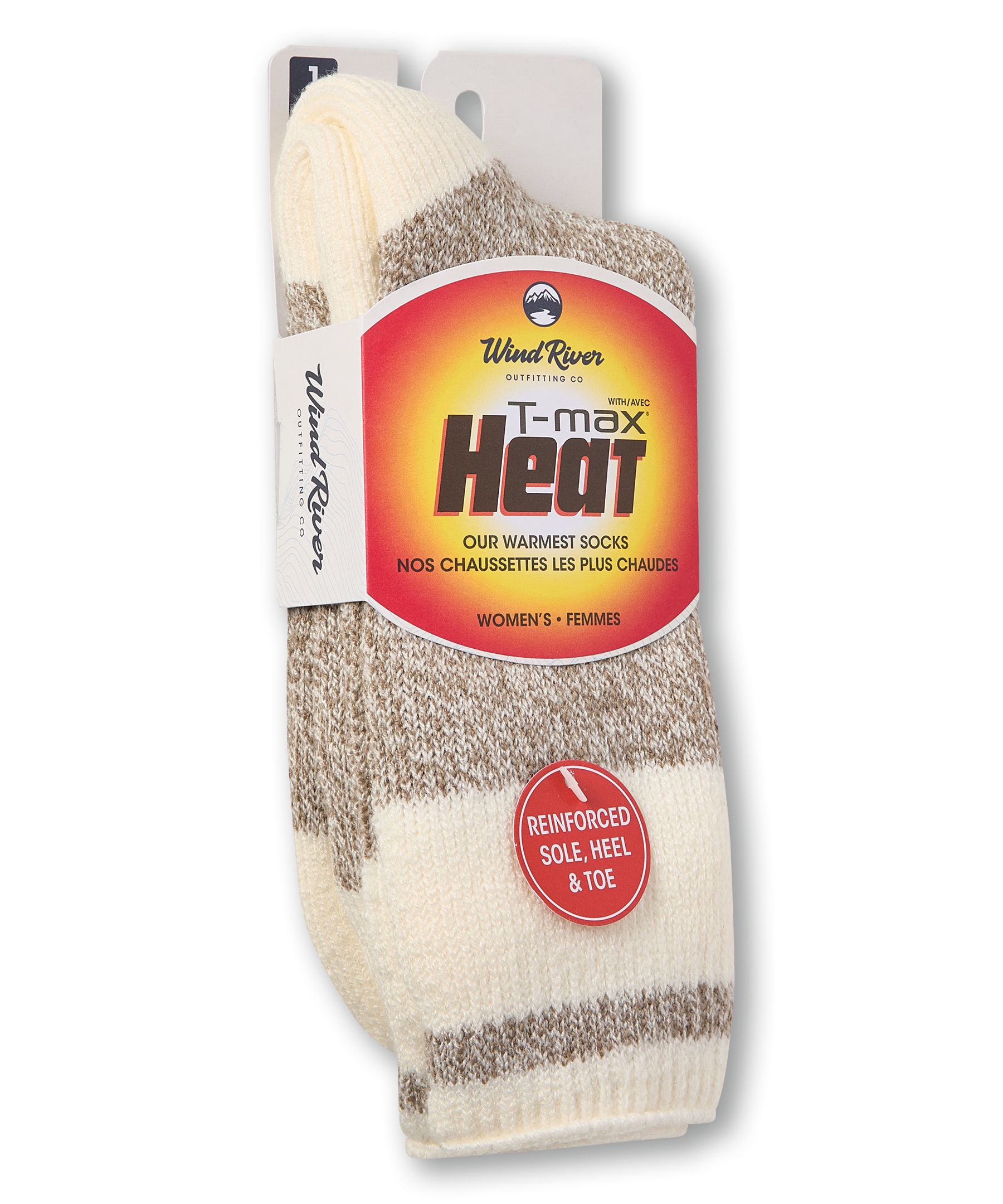Chaussettes torsadées renforcées T-Max pour femmes, WindRiver