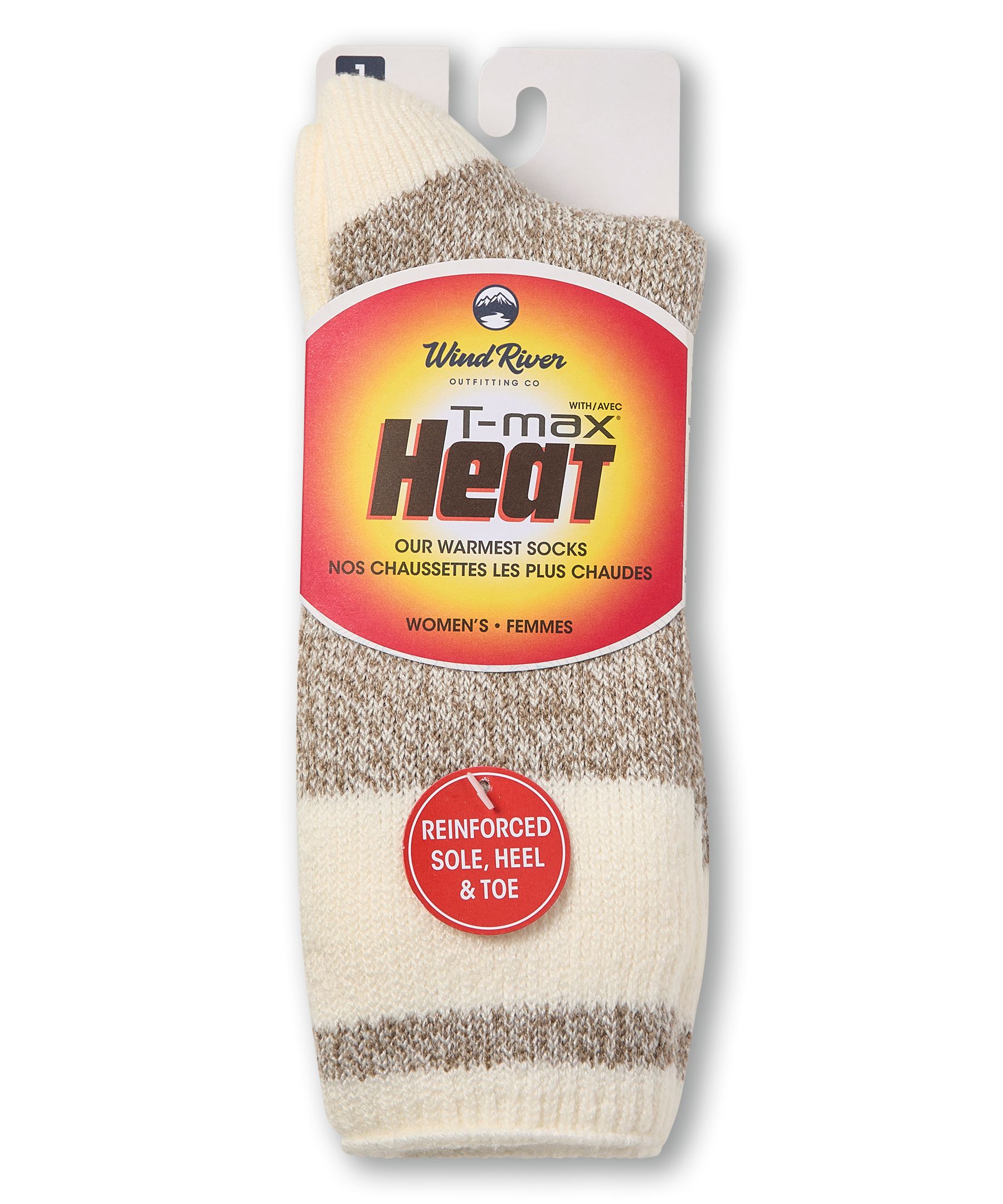 Chaussettes torsadées renforcées T-Max pour femmes, WindRiver