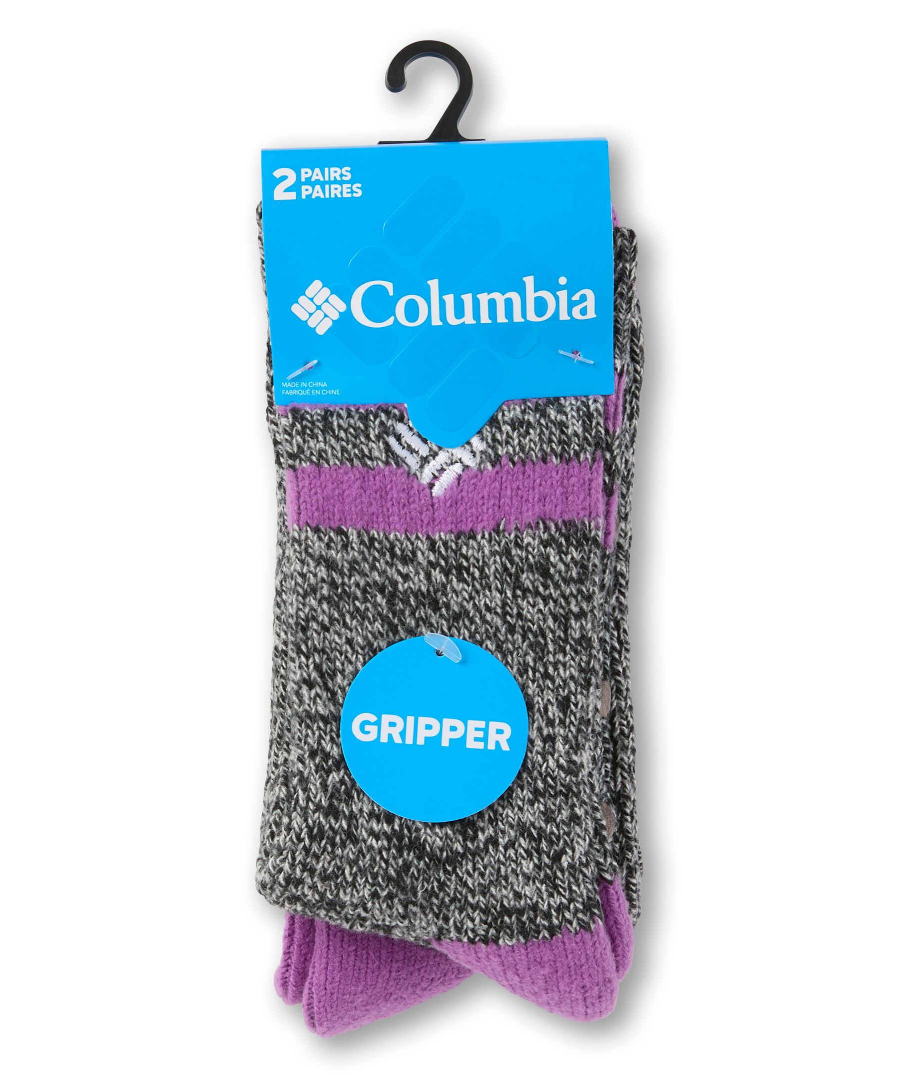 Columbia Women's 2 pk Chillin Gripper Socks