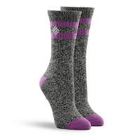 Columbia Women's 2 pk Chillin Gripper Socks Front_Angled_Right