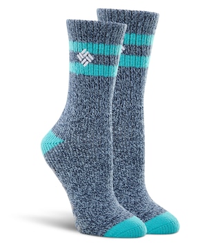 Chaussettes antidérapantes pour femmes, Chillin, Columbia, paquet de 2 paires