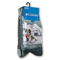 Columbia Women's 2 pk Med Weight Thermal Socks Front_Angled_Right