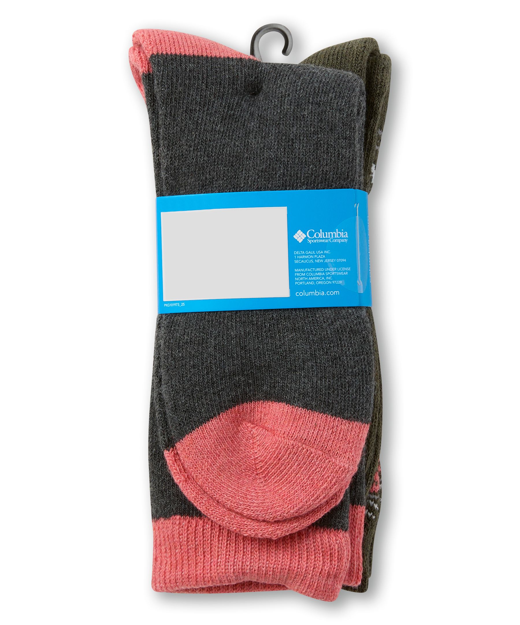 Columbia Women's 2 pk Essential Fair Isle Socks