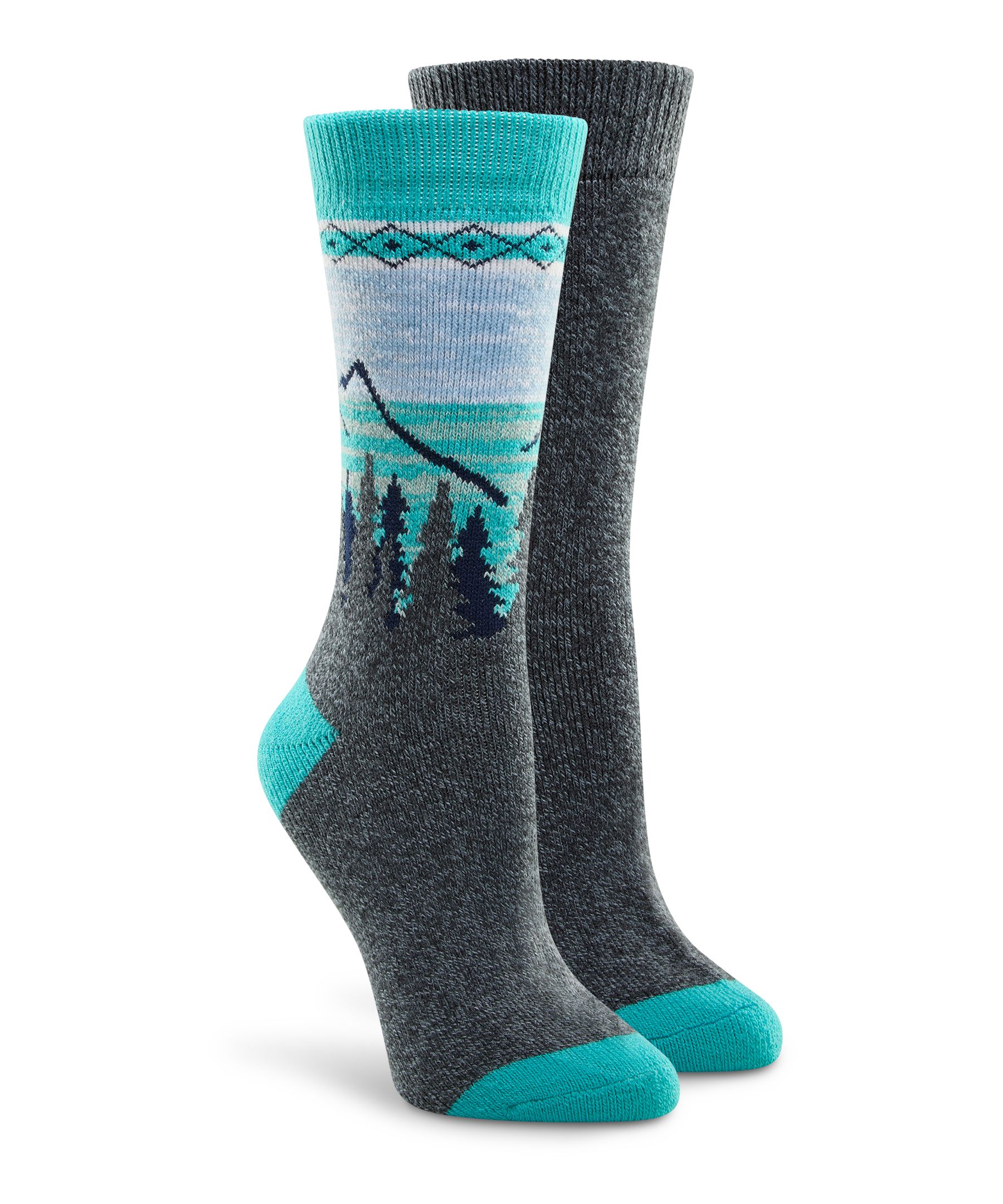 Chaussettes isothermes d'épaisseur moyenne pour femmes, Columbia, paquet de 2&nbsp;paires