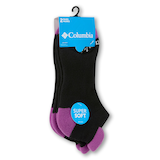 Columbia Women's 2 pk Supersoft Micro Poly No-Show Socks Front_Flat