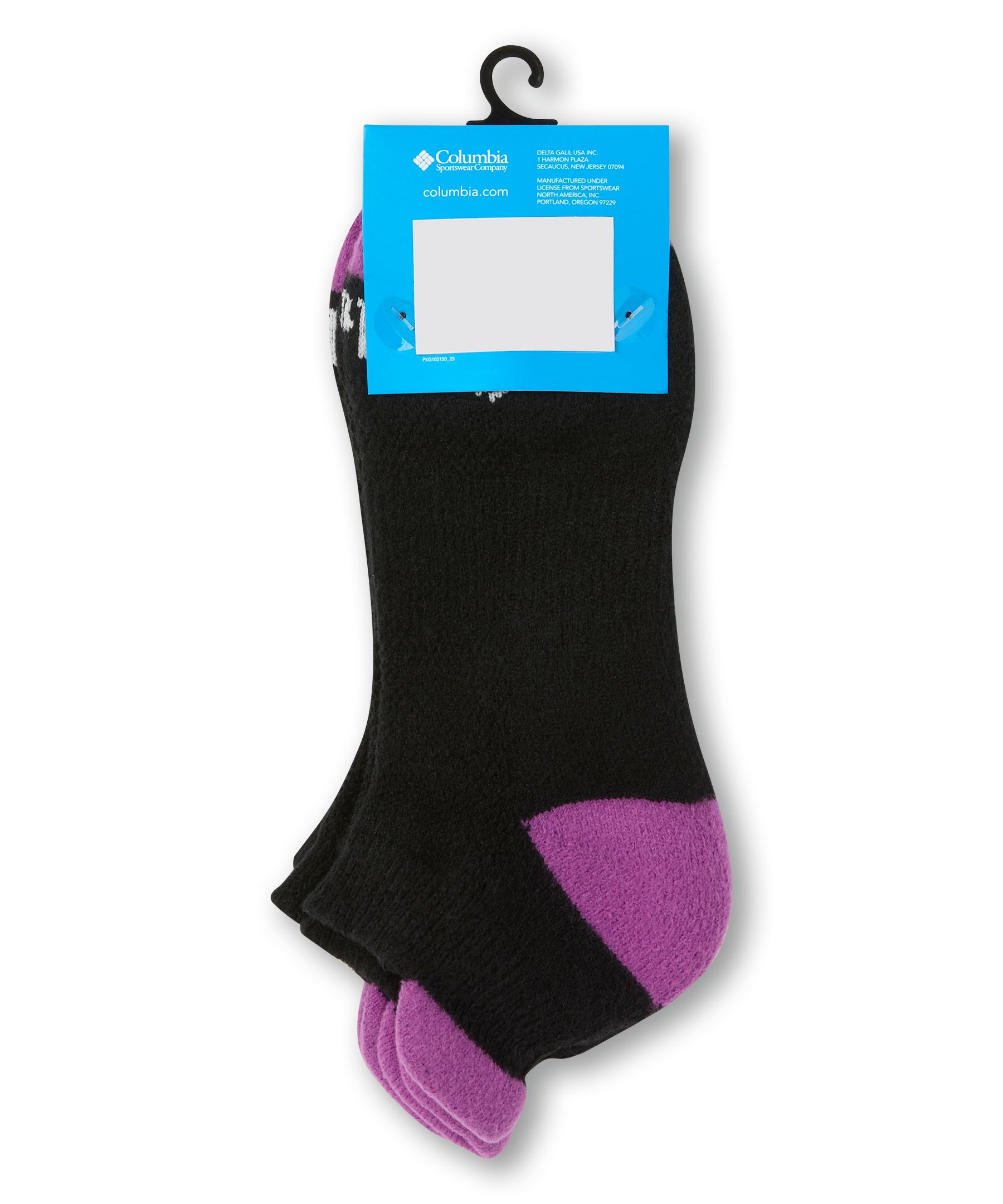 Columbia Women's 2 pk Supersoft Micro Poly No-Show Socks