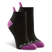 Chaussettes invisibles en micro-polyester ultradoux pour femmes, Columbia, paquet de 2 paires Front_Angled_Right
