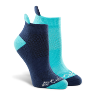 Columbia Women's 2 pk Supersoft Micro Poly No-Show Socks