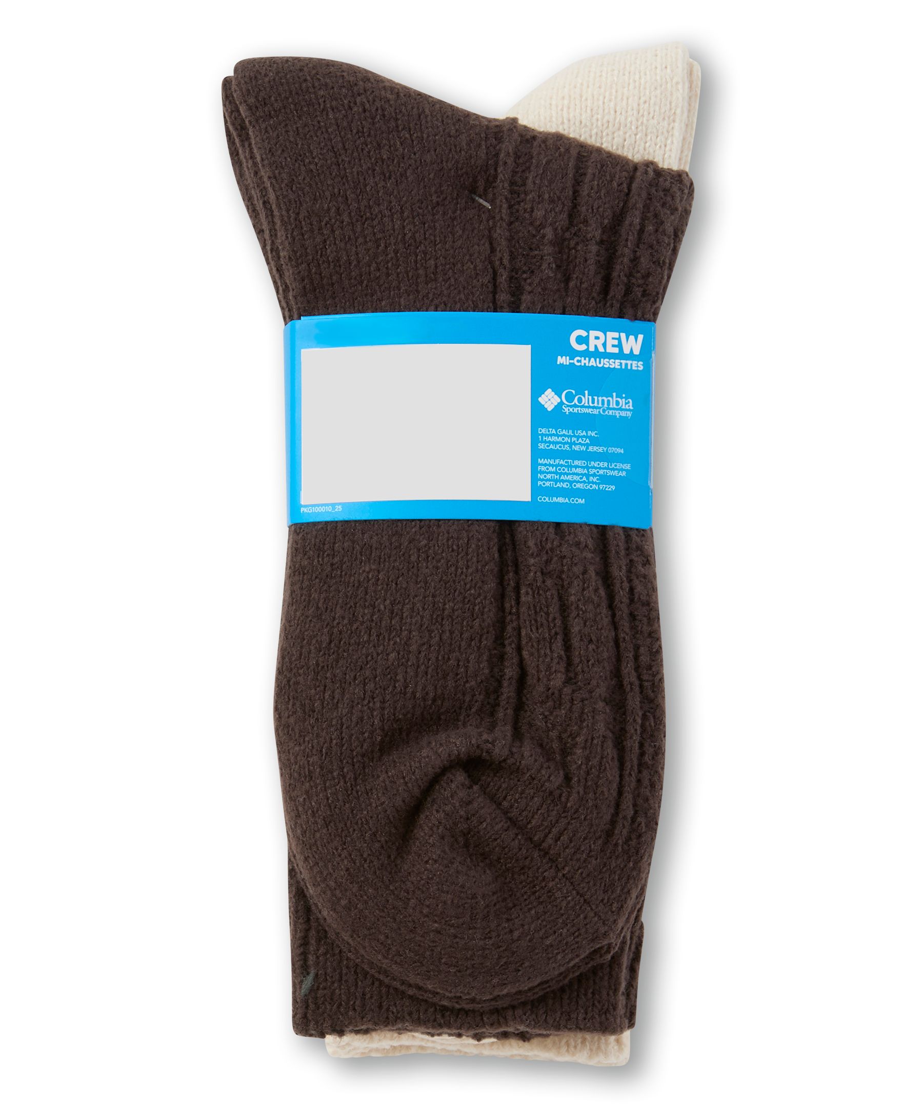 Chaussettes torsadées en micro-polyester ultradoux pour femmes, Columbia, paquet de 2&nbsp;paires