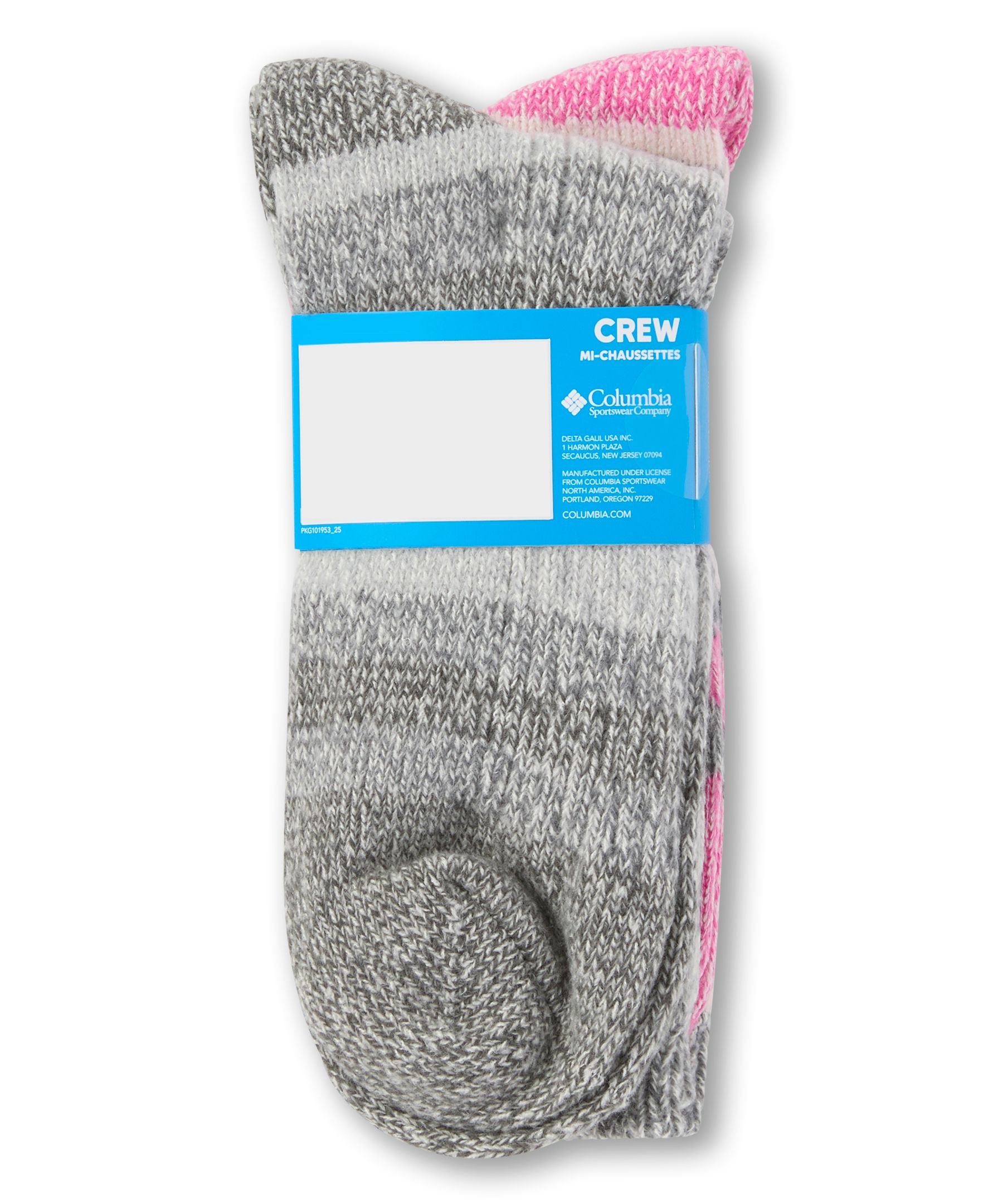 Columbia Women's 2 pk Super Soft Micro Poly Crew Socks